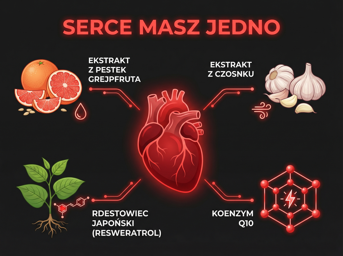 Serce masz jedno. Jak naturalne składniki aktywne wspierają układ krążenia?